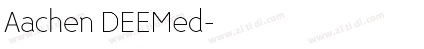 Aachen DEEMed字体转换